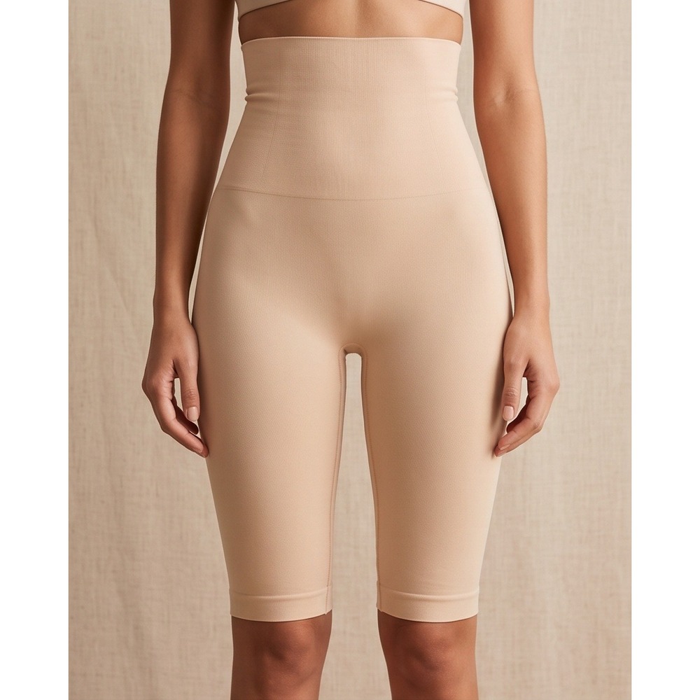 Yummie Tummie L/XL Lilo High Waist Shaping Capri Leggings Nude L/XL YT5-052 NEW